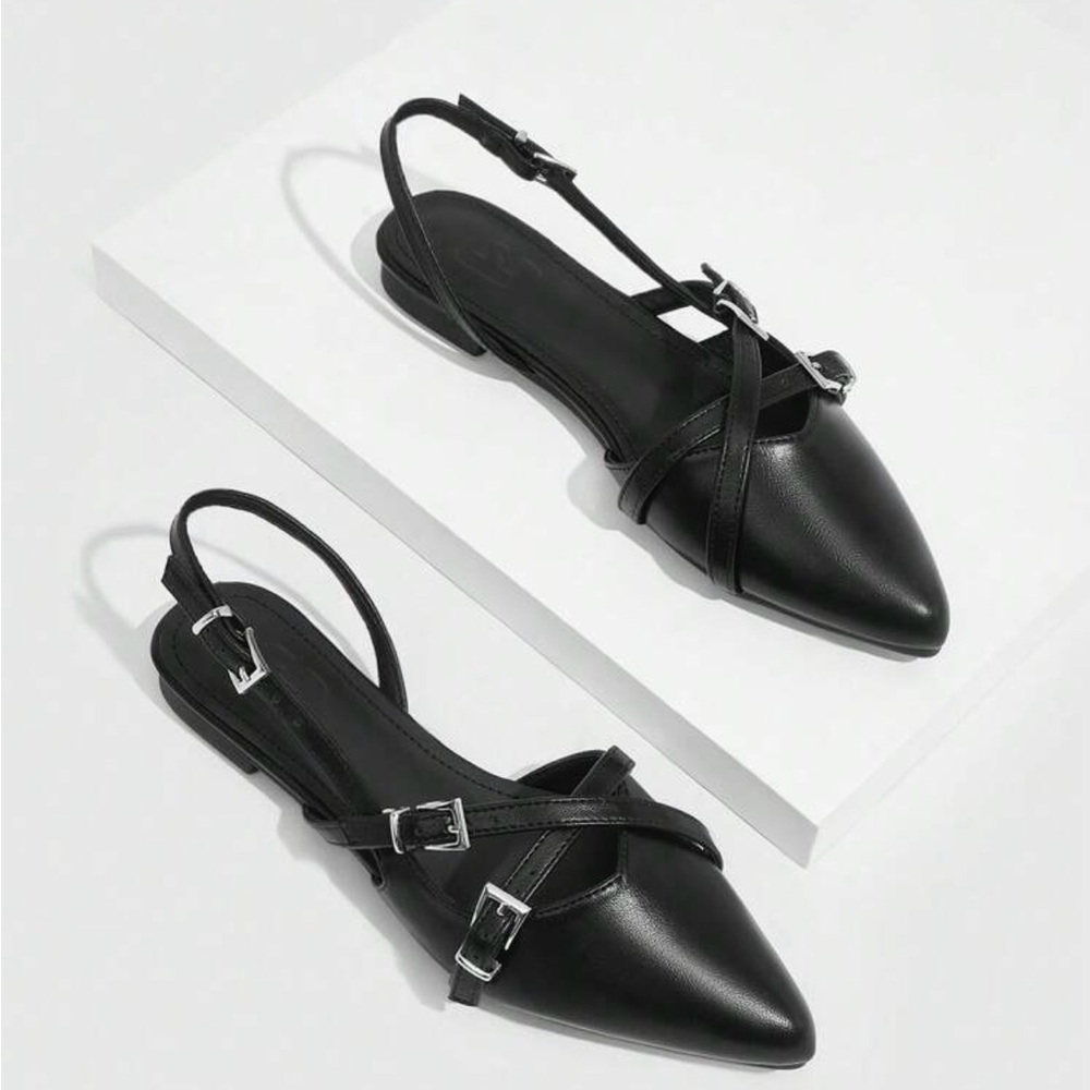 Elegant Black Women's Flats